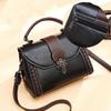 Women PU HandBag Women Single Shoulder Bags Casual Small Square Bag Leather Stitching Soft Messenger Bag