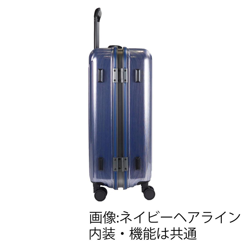 ACE Чемодан, чехол, сумка для переноски, размер M, 3 ночи, 4 дня, 4 ночи, 5 дней, 58 л, стопор для колес, двухколесные колеса Cresta 2F, 4,8 кг, № 05107