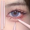 Double Ended Lying Silkworm Pencil Highlighter Makeup Pen Enlarge Eyes Under Eye Highlighter Makeup Stick Slim & Soft Tip