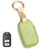 LETINGFAR Smart Key Case Key Cover Key Holder Genuine Leather 2/3 Button Honda Axkey