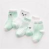 5Pairs/Set Newborn Baby Boys Girls Socks Striped Cotton Cartoon Fashion Socks For Girls Boys Toddler Autumn Winter 0-3Y