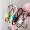 Creative Braided Lanyard Keychain For Phone Case Women Anti Lost Knot Rope Strap Car Key Chains Diy Accessories Keyring