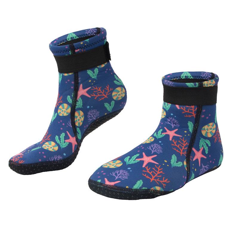 3MM Kids' Non-slip Beach Socks: Warm Diving Protection for Winter Swimming and Snorkeling