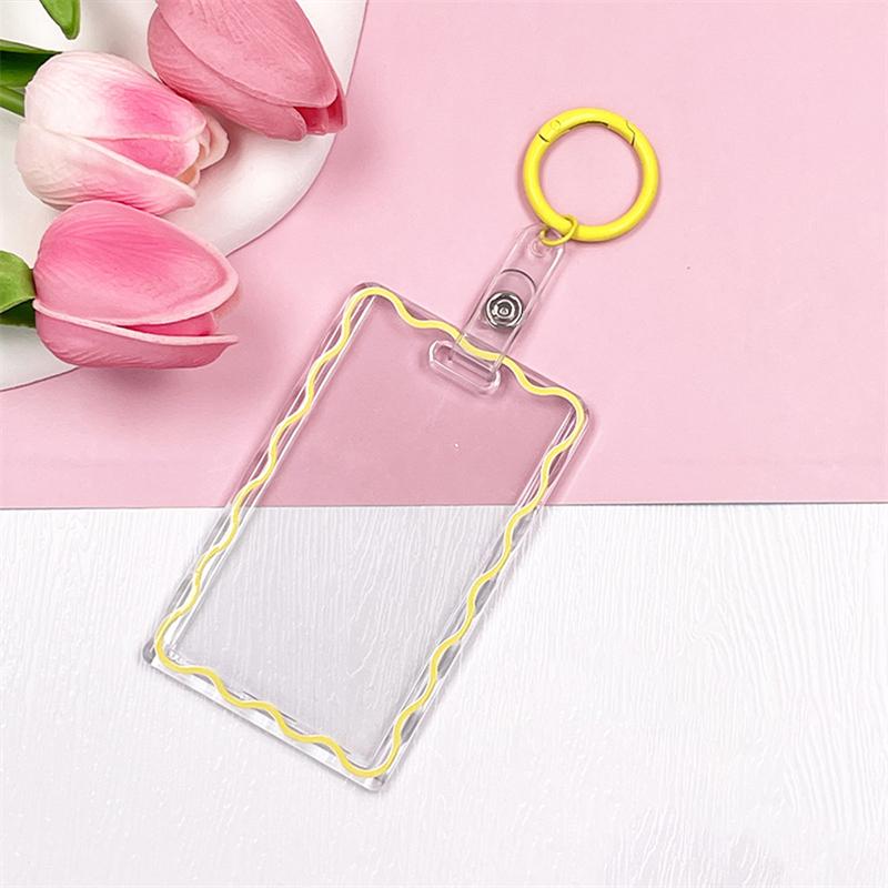 Transparent Card Holder Student Campus Card Meal Card Bus Card Storage Protective Case