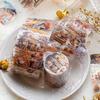 Retro Style PET Tape Stickers, 1 Roll Waterproof Scrapbooking Supplies Ideal for Decorating Diaries and Schedules, Stickers, Junk Journaling Supplies