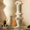 Roman Pillar Greek Column Statue Candle Holder Resin Figurine Home Desktop Decor Ornament Photography Prop Architectural Detail