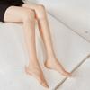 Knee-high Silk Stockings for Women, Thin Mid-calf Ultra-thin Half-length Anti-snagging Silk Calf Socks, Concealer Long Calf Beauty Socks