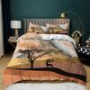 Home Bedding Single Double Bed Full Size Deer Print Pillowcase and Quilt Cover Bedding Home Decoration Bedding Large Bed Quilt Cover Full Size