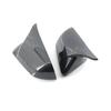 Carbon Fiber Paste Directly Car Rearview Side Mirror Covers Cap Horn Style For Ford Mustang 2015 2016 2017