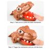 Biting Hand Fun Portable Toy Mini Dinosaur Parent-child Interaction Creative Battery-Free Game for Kids