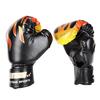 1 Pair Children Boxing Gloves Kids Unisex Fire Printed Soft Breathable Built-in Sponge PU Hand Protector Fitness Training Sportswear Accessories