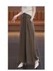 2024 Women's High-Waist Wide-Leg Drape Skirt Pants - Slim, Stylish, and Casual Summer Trousers