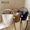 Women's Fashion Messenger Bag, Portable Bucket Bag