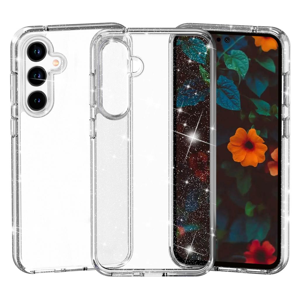 For Samsung Galaxy A36 5G/A56 5G Case Sparkly Powder Glitter Shiny Soft TPU+Hard PC Back Cover