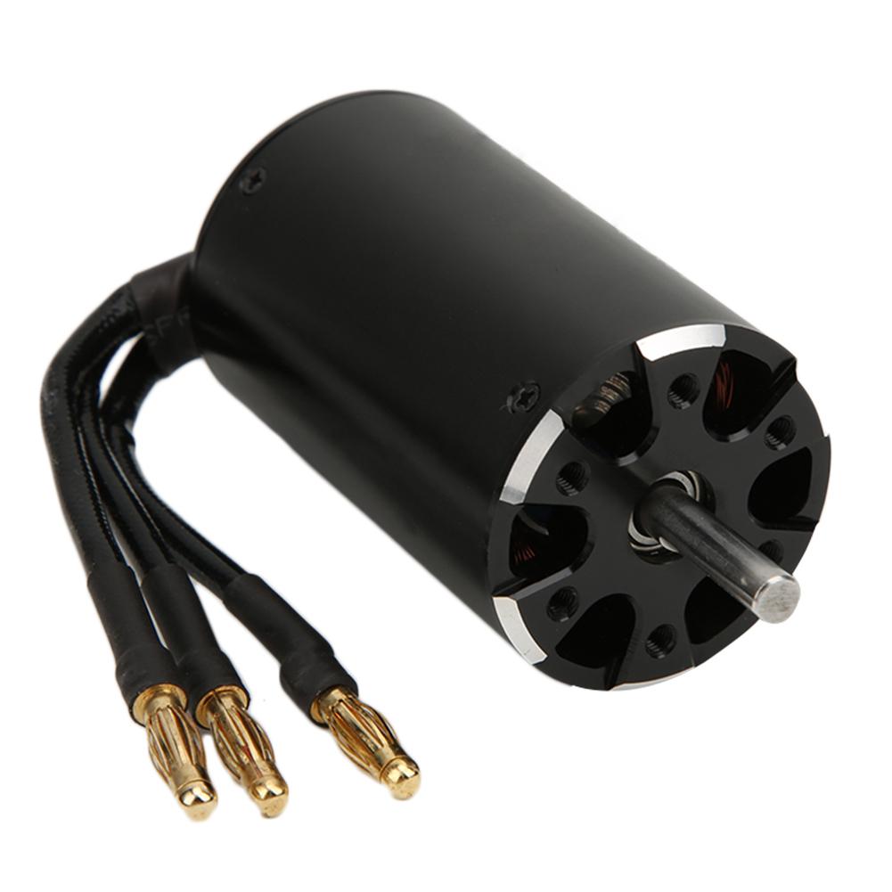 For SURPASS HOBBY 4pole Brushless Motor Black for 5.0mm 3660 3500 KV RC Boat Part