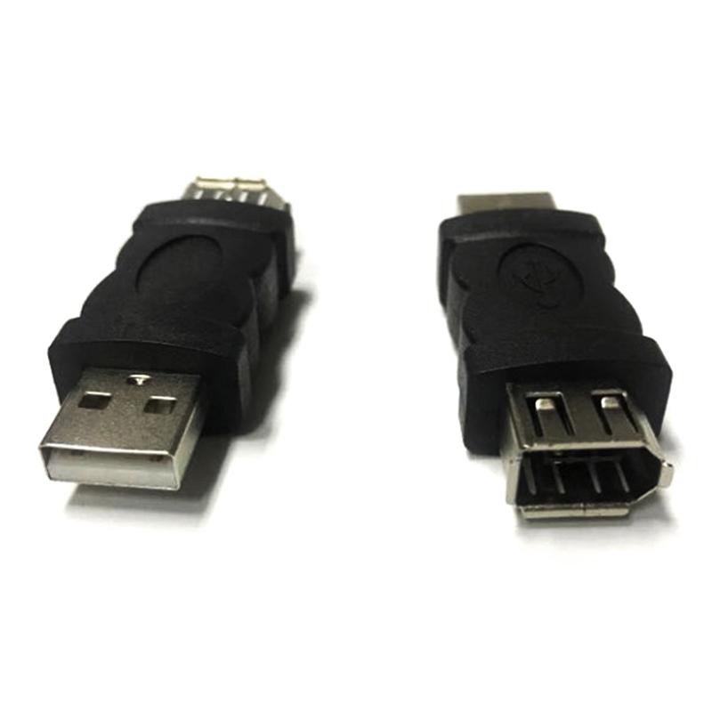 Firewire Ieee 1394 6 Pin Female To Usb 2.0 Type A Male Adaptor Adapter Cameras
