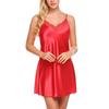 Sleepwear Women Sexy Nightgown Satin Silk Babydoll Lace Robes Night Dress Sleep
