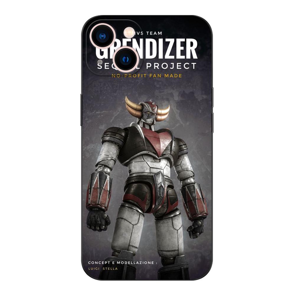 Black Tpu Case For Samsung Galaxy S22 S20 S21 FE PLUS ultra+S10 E Lite Back Cover UFO Robot Grendizer