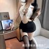 Sexy Female Sexy Secretary Hip Skirt Cosplay Nightclub Free Uniform Seduction Suit