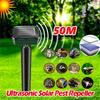 New Ultrasonic Solar Pest Repeller Motion Sensor Repellent Waterproof Garden Farm Animals Mole Birds Snake