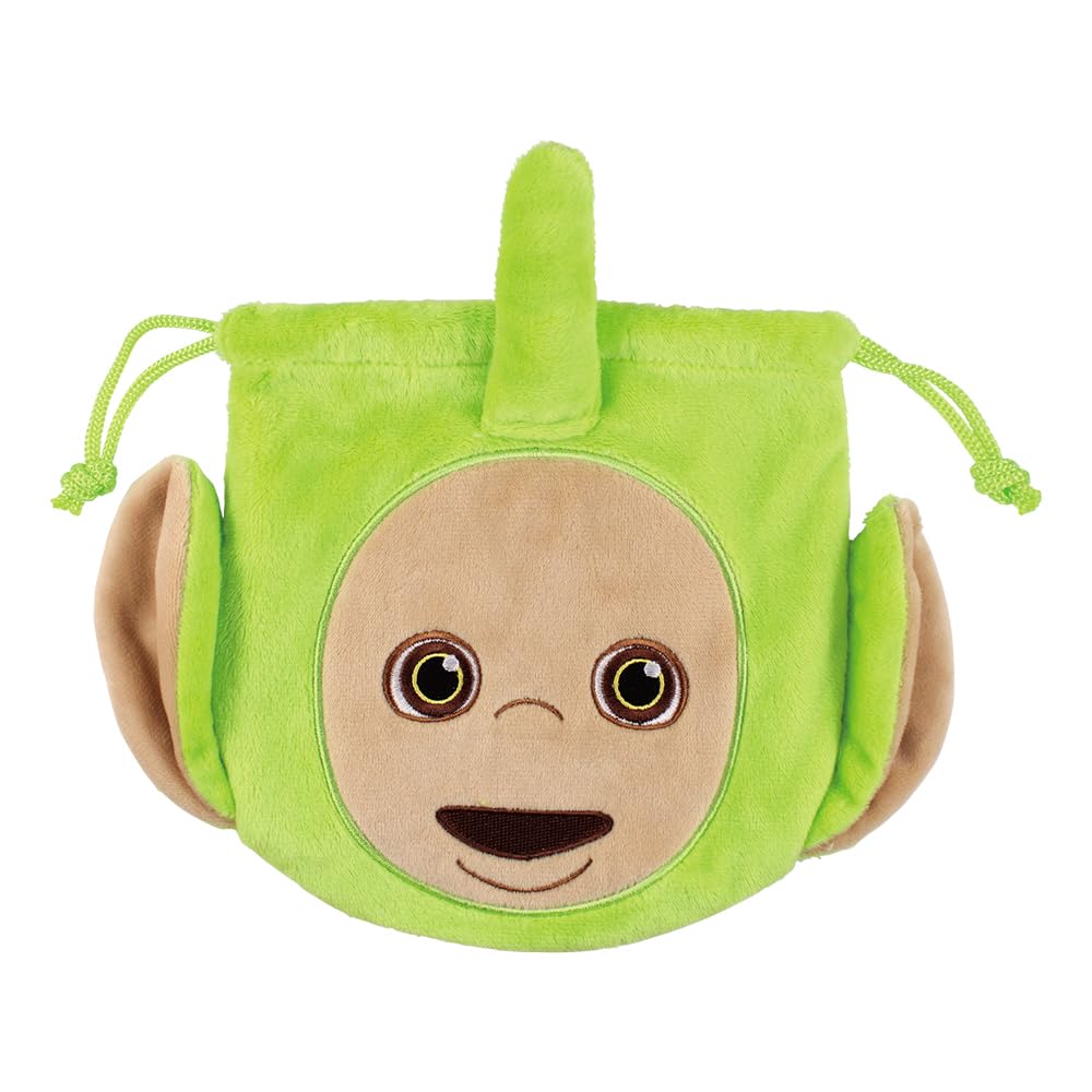 Tees Factory Teletubbies Dipsy Plush Drawstring H16 X W16 X Bag, Dipsy, D1cm, TT-5530313DP