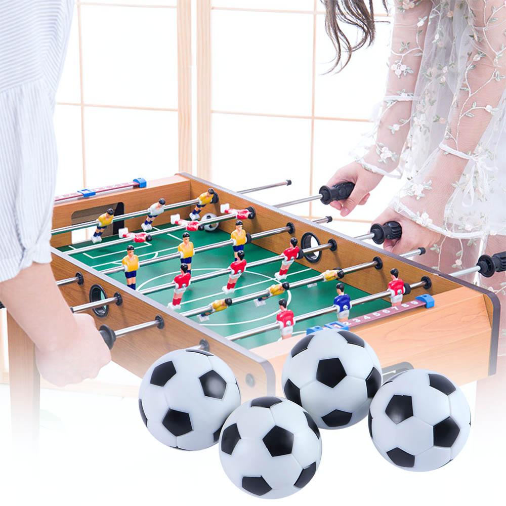 Black&White Durable Adult Mini Student Table Soccer Replacement Balls Football Tabletop Game