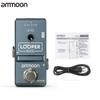AP-09 Nano Loop Electric Guitar Effect Pedal Looper True Bypass Unlimited Overdubs 10 Minutes Recording with USB Cable