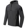 HELIKON-TEX Range Hoodie TOPCOOL Cool and Quick-Drying (Size L, Shadow Gray/Black)