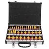 35Pcs Woodworking Router Bits Trimming Machine Tool Wood Milling Engraving Cutter