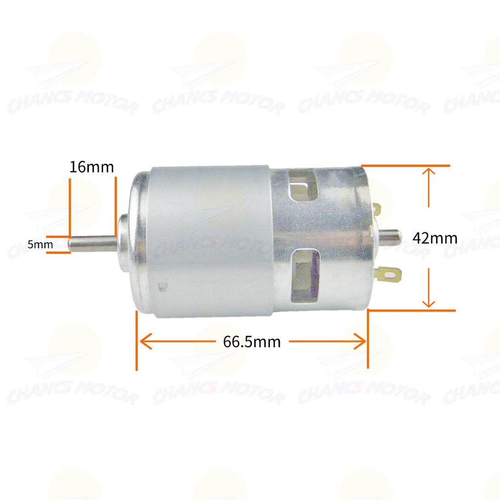 CHANCS Mini Electric Gear Motor 775 DC 10000RPM 20000RPM Electric Power Tools for Circular Saw 2PCS 12V/24V