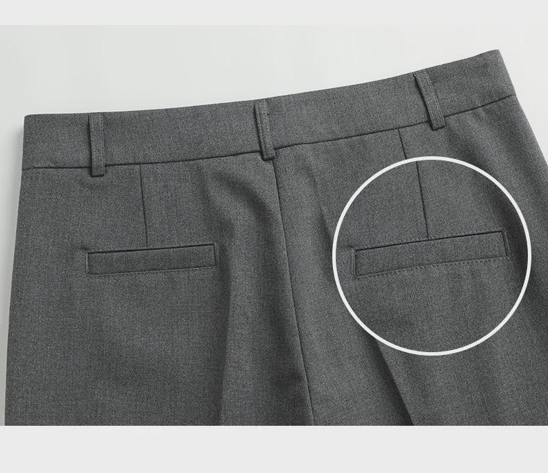 Women's High-Waist TR Suit Pants - Slim, Straight, Smart Casual for Spring To Autumn