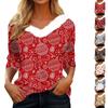 Long Sleeve Shirts For Women Cute Tops Christmas Prints Tees Blouses Casual Plus Size Basic Tops Pullover