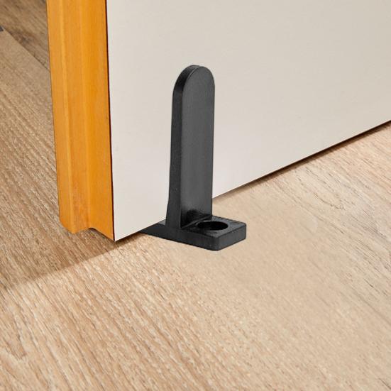 4Pcs Siding Closet Door Floor Guides Simple Installation Universal Sliding Cabinet Door Bottom Guide with Screws Set