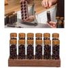 Coffee Beans Storage Container Tube Display Rack Tea Bottle Glass Single Dose Espresso Accessory Coffeware Set Tool Gift