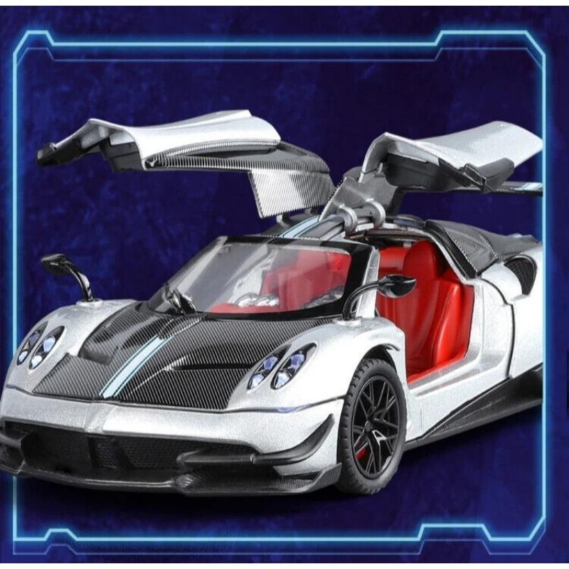 1/24 Pagani Huayra BC Alloy Car Model Diecast Toy Vehicle Sound Light