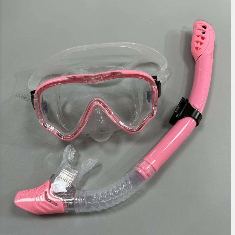Трубка Комплект для дайвинга для взрослых Закаленное стекло Профессиональное панорамное снаряжение для дайвинга Обучение плаванию Комплект для дайвинга