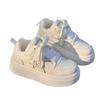 Women Breathable Retro Sneakers Casual Star White Shoes Thick Heel Heart Sneakers Casual Running Platform Y2K Lovely Bread Shoes