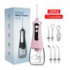 Dental Oral Irrigator Water Flosser Thread Teeth Pick Mouth Washing Machine 5 Nozzels 3 Modes USB Rechargeable 300ml TankDental