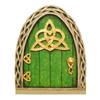 Tale Tree Wooden Door Outdoor Miniature Courtyard Door Tree Decoration Courtyard Accessories Ornament