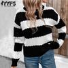 Women's Fashion Casual Fall Winter Long Sleeve O-Neck Tops Women's Clothing Woolen Knitwear Sweaters