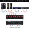 LINEPAUDIO 2 In 2 Out Speaker Selector Switch Audio Signal Switcher Power Amplifier Audio Receiver
