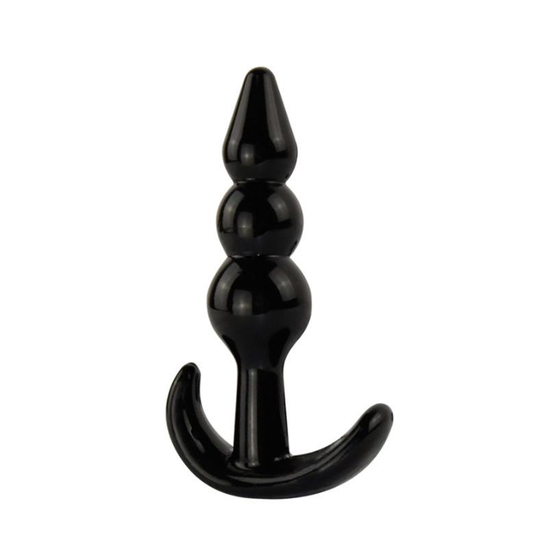 Silicone Anal Dildo No Vibrator Male Prostate Massager Anal Beads Plug G Spot Butt Plug Masturbation Anal Sex Toys for Couple