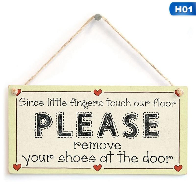 Wooden Hanging Plaque Pendant Tag Vintage Hanger Board Sweet Home Coffee Bar Decor Sign Wall Door Hanging Art Plaque