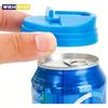 1Pcs Plastic Beverage Can Lids Leak-proof Drinks Protector Multi-color Air-leak Beer Sealing Cap Portable Water Bottle Covers