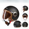 Vintage Helmet Winter Motorcycle Vintage Hard Hat Full Helmet Electric Vehicle Helmet Men and Women
