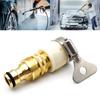 1/2 & 3/4 Inch 2-in-1 Universal Female Faucet Adapter Brass Tap To Hose Quick Connector for Garden Kitchen Tap