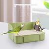 Parrot Bathtub Automatic Circulating Water Birds Shower Bath for Small Medium Birds Parakeets Cockatiel African Grey Lovebird