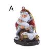 Christmas Series Hanging Ornaments Resin Hugging Santa Claus Figurines Mini Santa Pendant Xmas Tree Home Party Decor Supplies