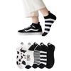Ankle Funny for Animal Short Black and of 5 Women's Socks, Socks, Socks, Women, Cute, Tight, Print, Non-slip, Non-stuffy, Socks, Stylish, Socks, Thin,