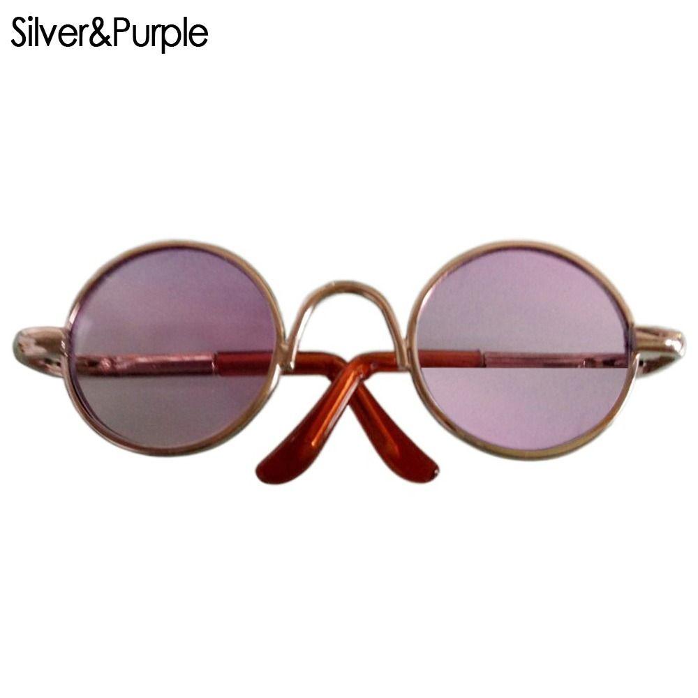 Plush Doll Accessories Plush Doll Eyeglasses For 10/15cm Dolls Cute Heart Frame Glasses Clothes